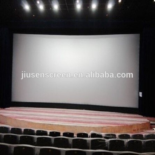 3D IMAX cinema projection screen with seamless surface