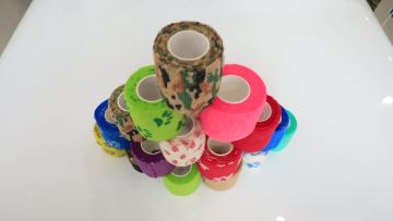 Wound Dressing Self Adhesive Elastic Bandage Multi-Color