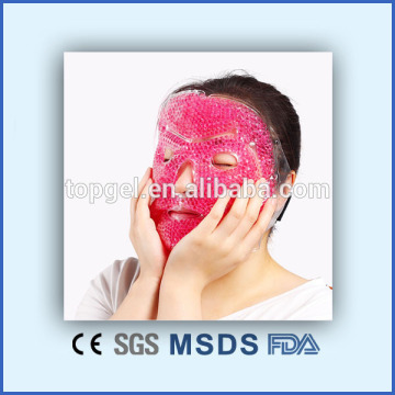 Face mask, gel face mask , beads cold and hot face mask