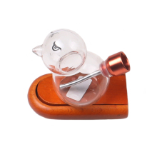 Amazon hot sale small portable hookah bird shape glass hookah wholesale