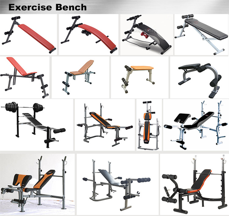 Multi In Stock Wholesale Training Gym Foldable Fitness Press Barbell Bed Adjustable Weight Lifting Dumbbell Bench