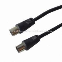 TV Aerial Cable with 9.0mm Coax to 9.0mm Coax Jacks