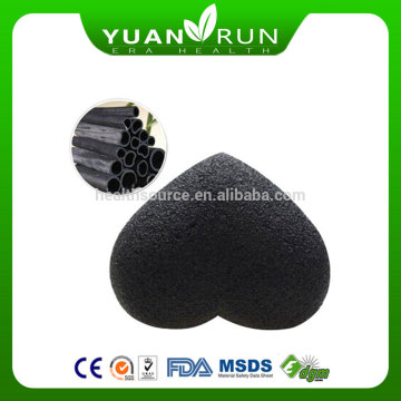 charcoal konjac sponge face cleaning and massaging konjac sponge