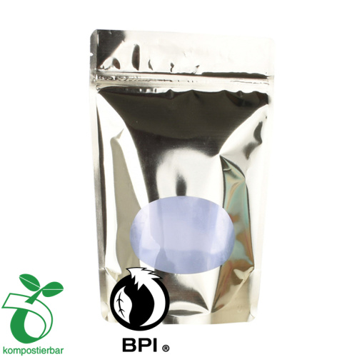 Biodégradable compostable en aluminium Emballage pour la nourriture / thé / café des sacs debout 500g