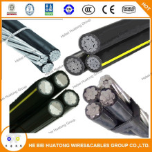 Service Electric Cable,XLPE Insulated ?Aerial Bundled Cable,Aluminum Overhead ABC Cable,Service Drop Electric Cable, Service Drop Cable with Messenger, Ud Cable