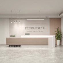 Modern 5 Star Hotel Reception Desk Size - Contemporary Office Executive Reception Desk