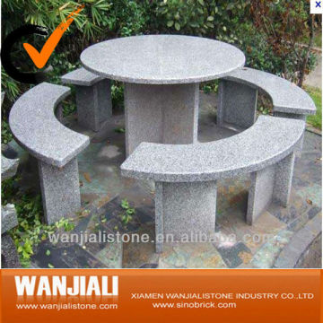 Granite Stone Table and Benches