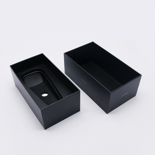 Black Custom Electric Safety Razor Packaging Boxes