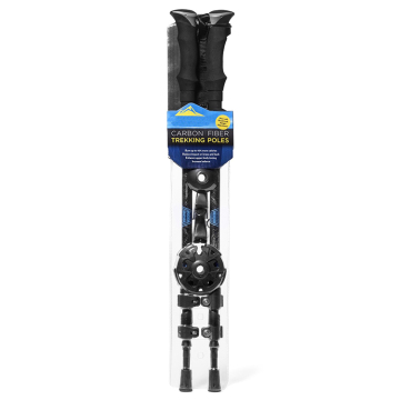 Mountain Tech Carbon Fiber Quick Lock Trekking Poles