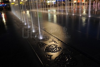 led light outdoor decrotive music water fountain