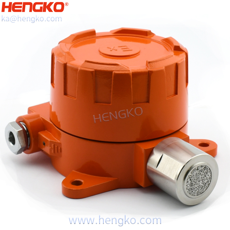 HENGKO IP67 waterproof 4-20mA explosion proof and flameproof oxygen and combustible gas sensor gas detector