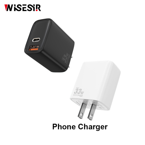 33W Dual Port PD Quick Wall Gan Charger