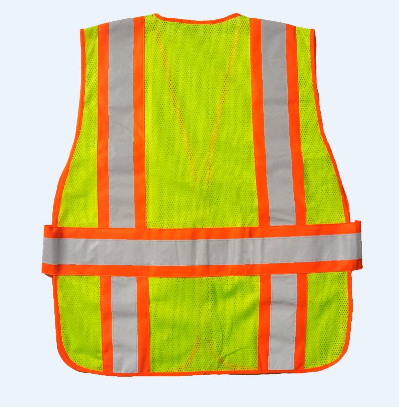 Safety vest with inside pockets