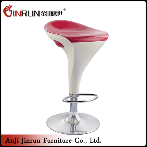 Good quality customized high stool swivel plastic counter stool