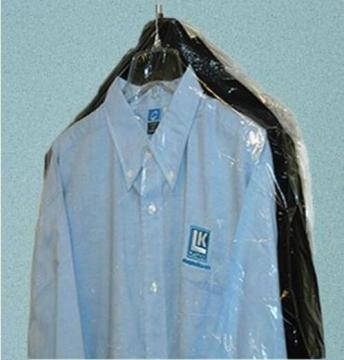Poly dry cleaning garment bags on roll