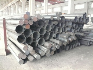 Galvanized Polygonal Steel Pole