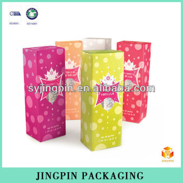 factory paper card 5pcs box with 4c printing