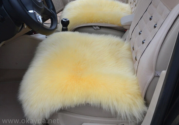 Patchwork Skin Beautiful Cheap Price Sheepskin Chair Seat Pad