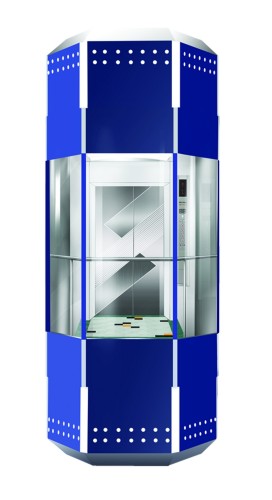 1000kg Rhombus Cabin Observation Lift Without Machine Room (XNGT-002)