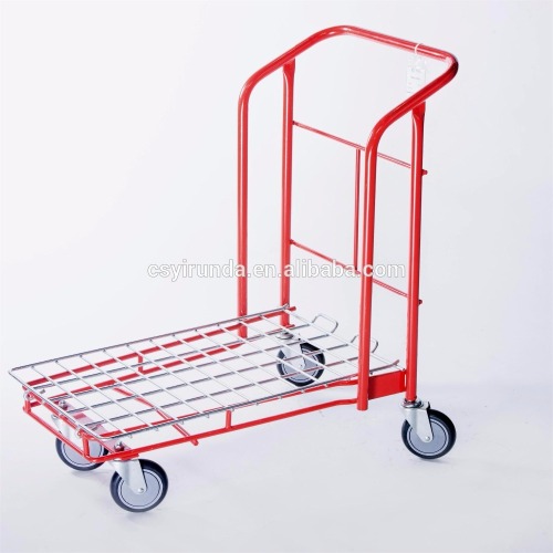 customize stainless steel transport cargo trolley for warehouse