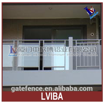 glass aluminium balcony railing & aluminium glass rail