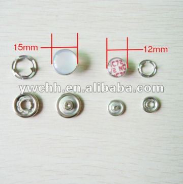 15mm prong snap button