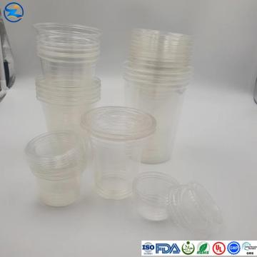 Màu ngô Clear Clear PLA Mở cốc uống rượu