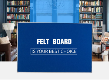 customzied wall mounted fabric felt notice bulletin board