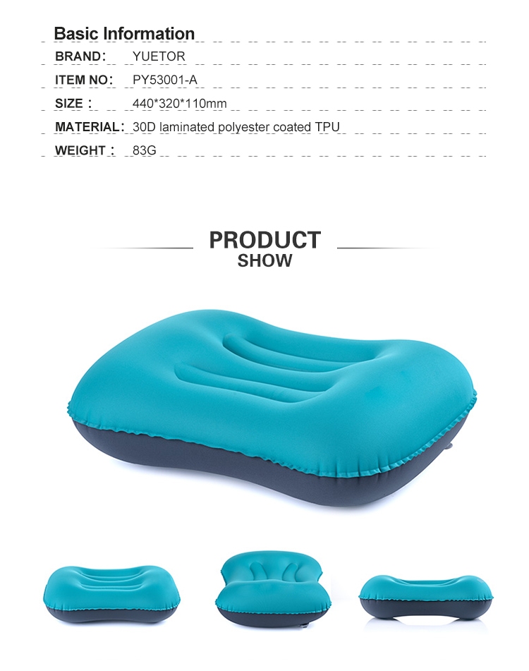 Ultralight Camping Pillow Inflatable Air Pillow for Neck Lumber Sleep in Comfort while Camp travesseiro inflavel