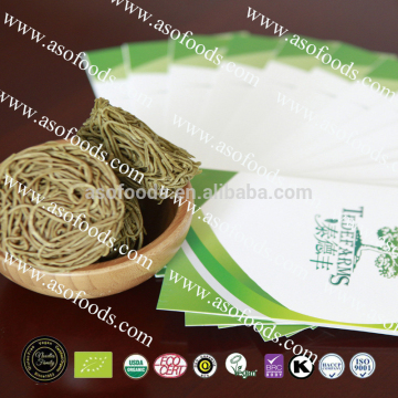 Organic Vegetarian Green soybean Instant Noodle