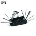 Black bike multi tool hand repair kits with extractor