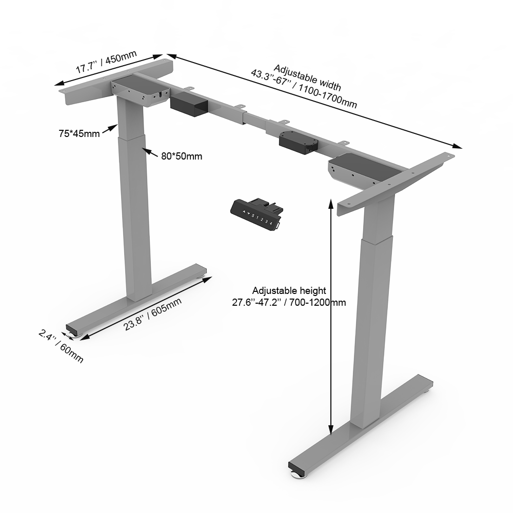 Height Adjustable Desk Workstation