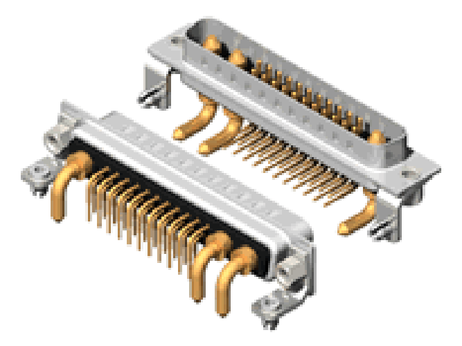 25W3 Rechtwinkliger Hochstrom D-Sub