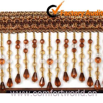 Beaded Fringe Tassel For Curtain