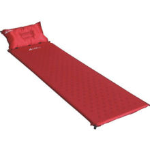 Automatic inflation mattress with air pillow