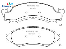 D50 Performace Korean Semi-Metallic Brake Pad