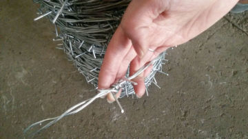 used barbed wire/barb wire fence for sale