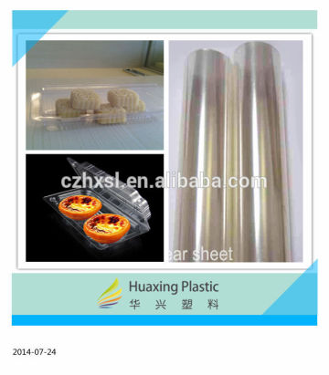 transparent PVC sheet / food packing film / pvc cling film