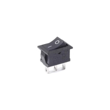 Black Ship Type Switch KCD1-102 3-Pin 2-Speed Rocker Power Switch