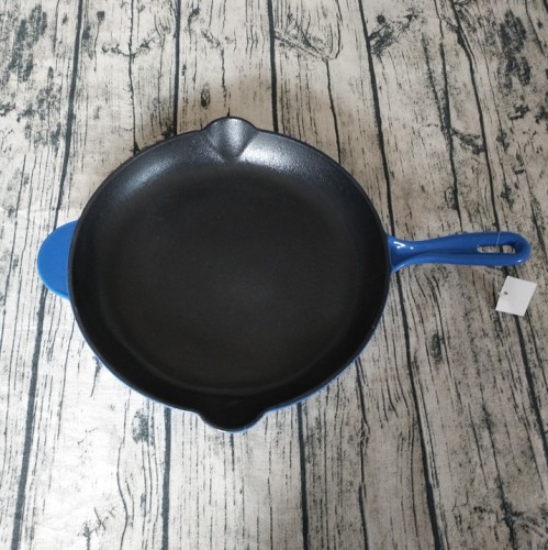 Enamel cast iron skillet,cast iron frying pan