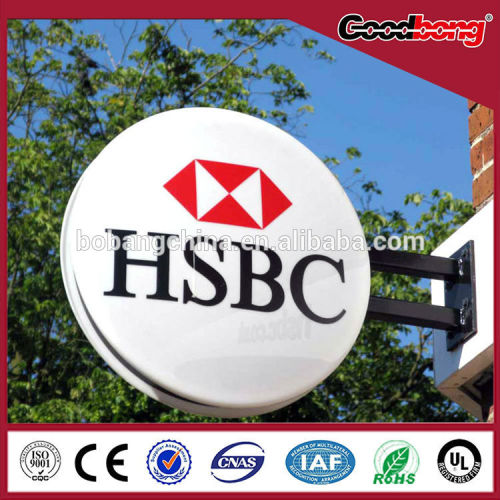 round light box/outdoor advertising acrylic round light box