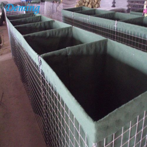 Muro de arena militar Hesco Barrera / Defensive Flood Sandbags Gabion Walls en venta