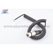 Molded 3pin microphone plug cable