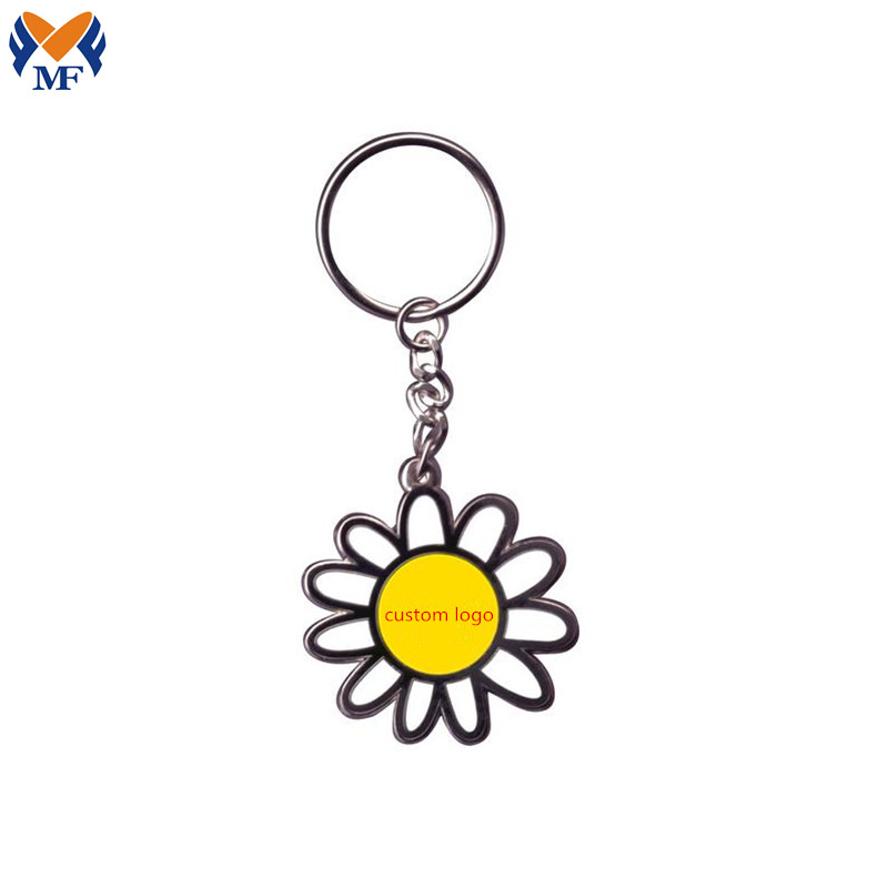 Flower Frown Keychain