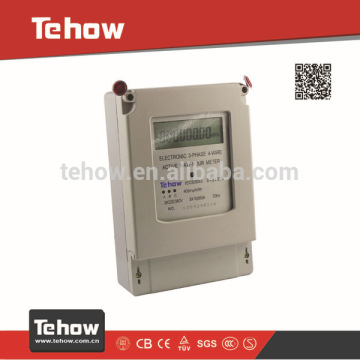 Electronic single phase kilowatt hour watt meter