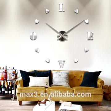 Wall Sticker Clocks DIY 3D Sticker Clock For Home