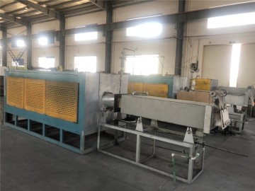 Continuous push rod furnace