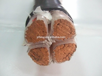 PVC insulated low voltage LV power cable