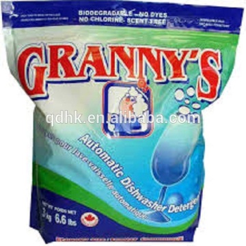 stand up washing powder packaging bag,zipper bag