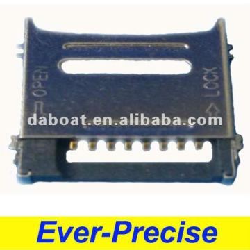 RoHS open-door type micro-sd card holder/ trans-flash TF card connector